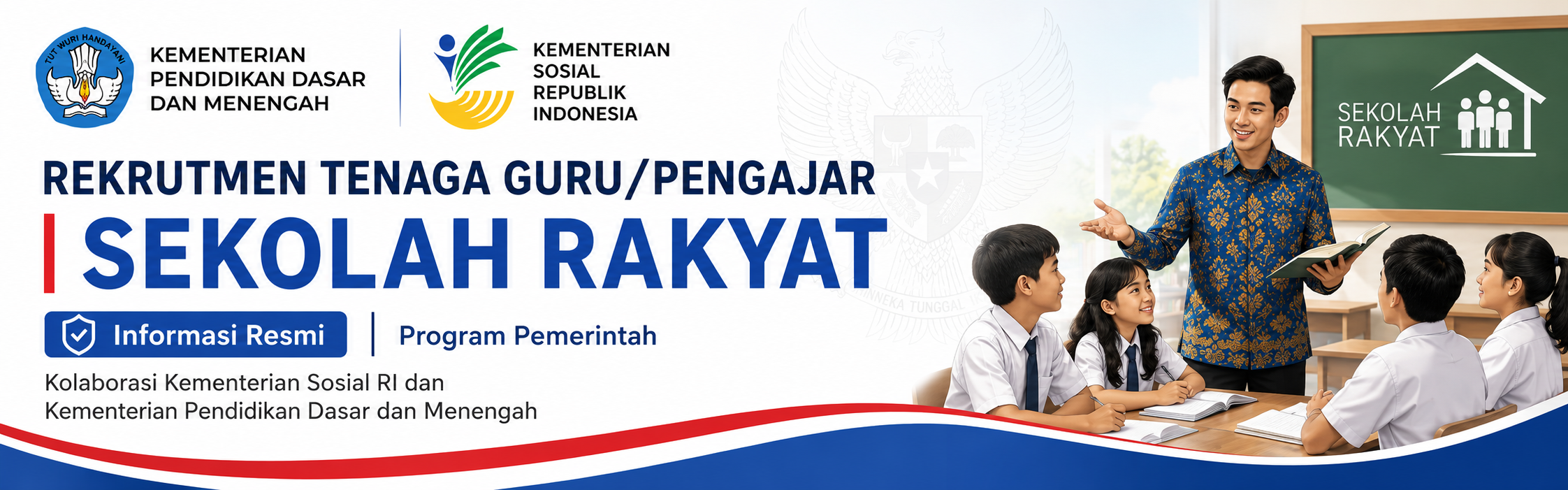 Header Rekrutmen Sekolah Rakyat
